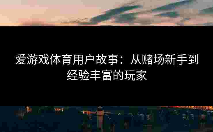 爱游戏体育用户故事：从赌场新手到经验丰富的玩家